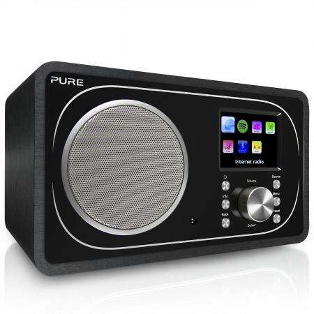 Pure Evoke F3 Internet radio with Bluetooth, Black