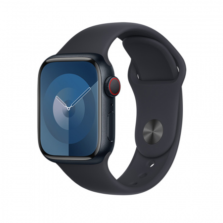 Apple Watch S9 Cellular 45mm Midnight Alu Case w Midnight Sport Band - S/M (DEMO)