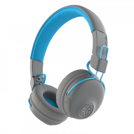 JLAB Studio Wireless On Ear Headphones - Grey/Blue