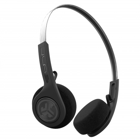 JLAB Rewind Wireless Retro Headphones - Black