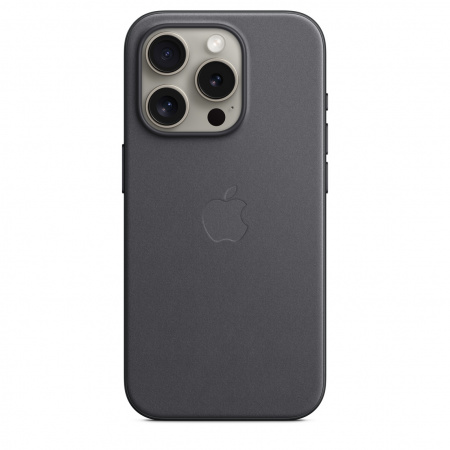Apple iPhone 15 Pro FineWoven Case w MagSafe - Black