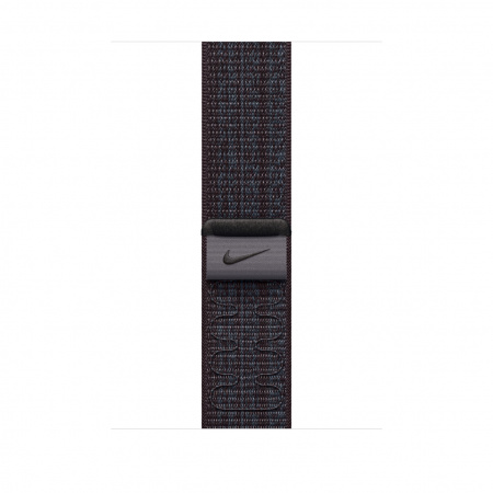 Apple Watch 45mm Nike Band: Black/Blue Nike Sport Loop