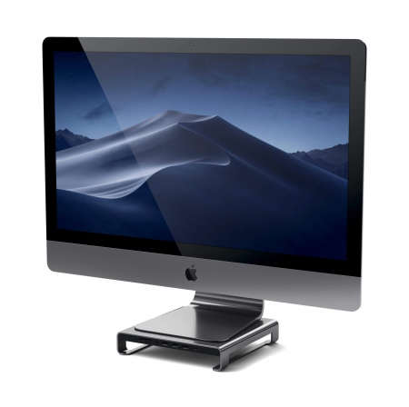 Satechi Aluminum Monitor Stand Hub for iMac - Space Grey